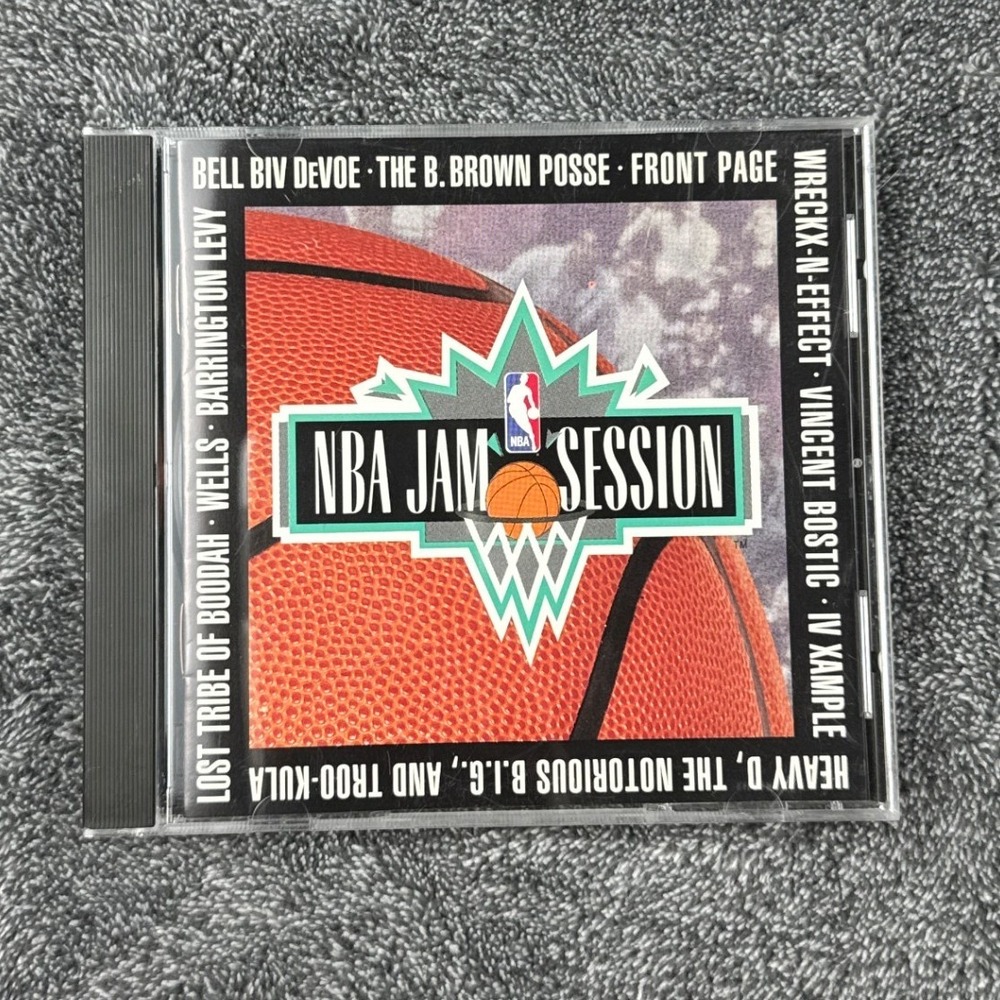 NBA Jam Session CD 1994 MCA Records Notorious BIG Heavy D Bell Biv DeVoe Hip Hop